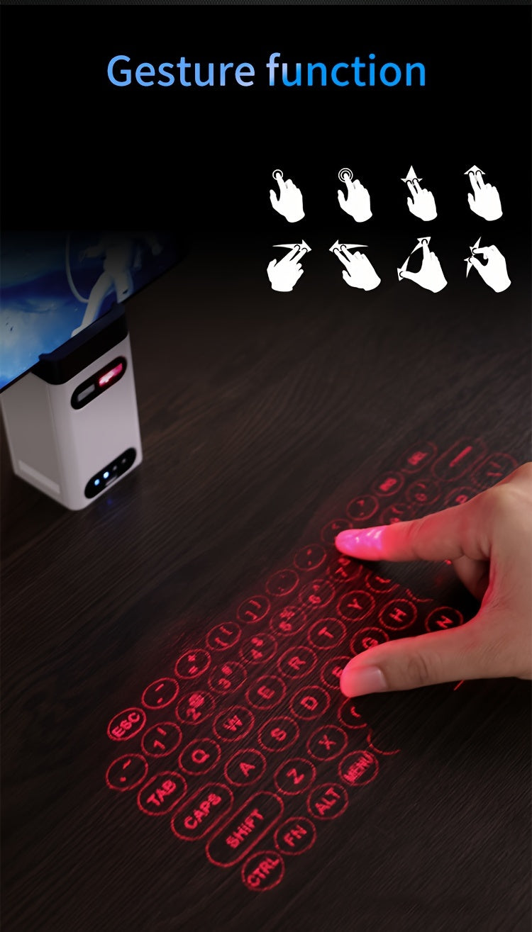 HighPeak Virtual Laser Keyboard – Wireless Projection Keyboard