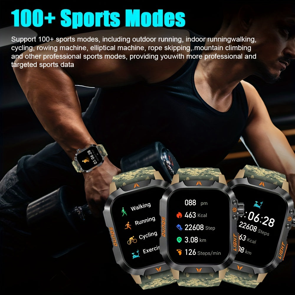 High Max Watch HighPeak TitanX Smart Watch with Call, Fitness Tracker & Flashlight