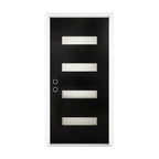 Frosted Glass Entry Door