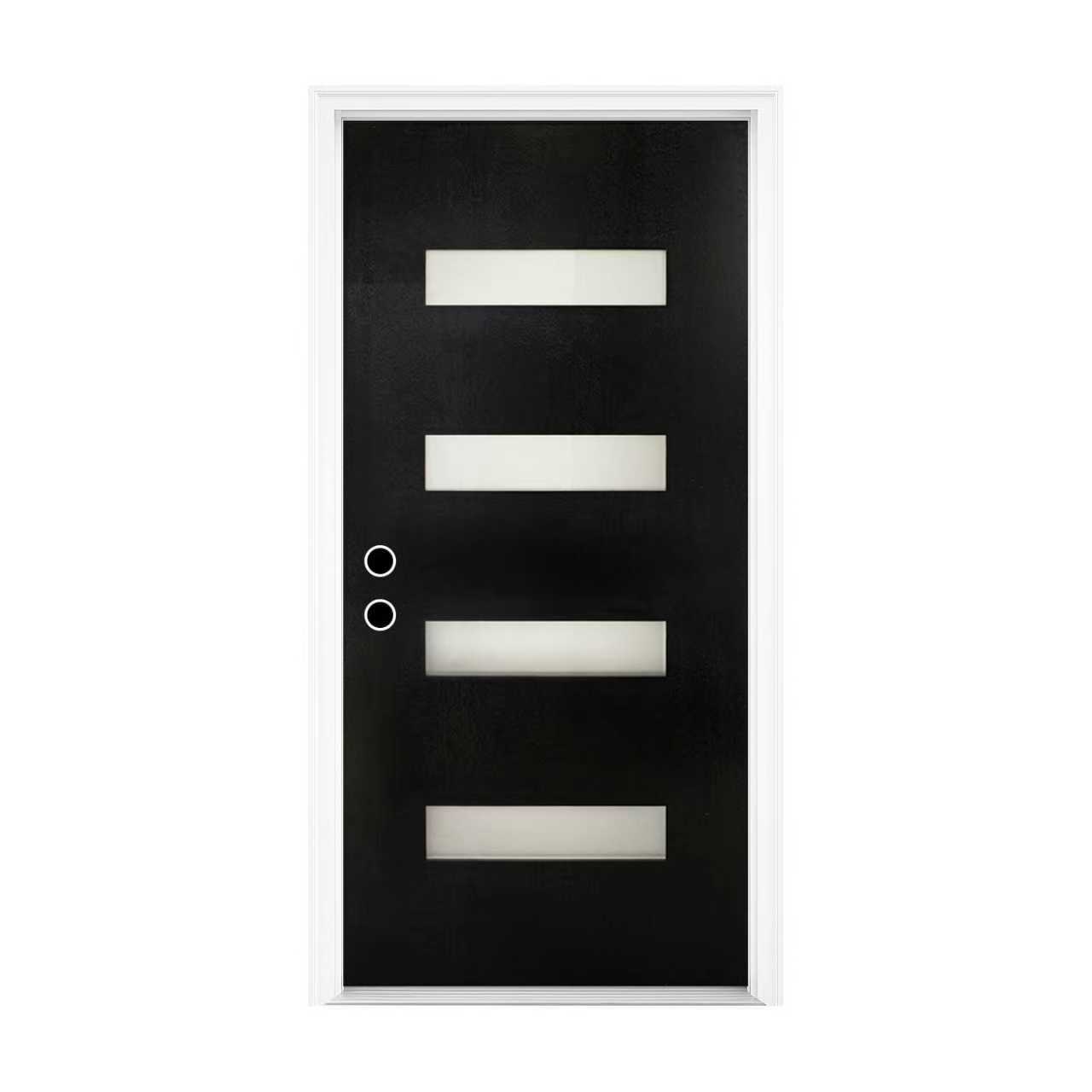 Frosted Glass Entry Door