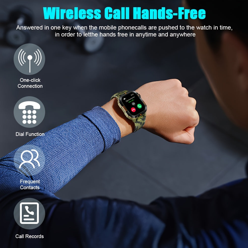 High Max Watch HighPeak TitanX Smart Watch with Call, Fitness Tracker & Flashlight