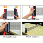 HighPeak PingPro™ set shown installed step by step