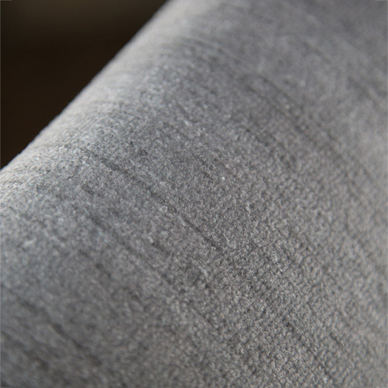 Close-up texture detail of Black Basketball Court Rug's non-slip surface showing durable fabric weave pattern in gray