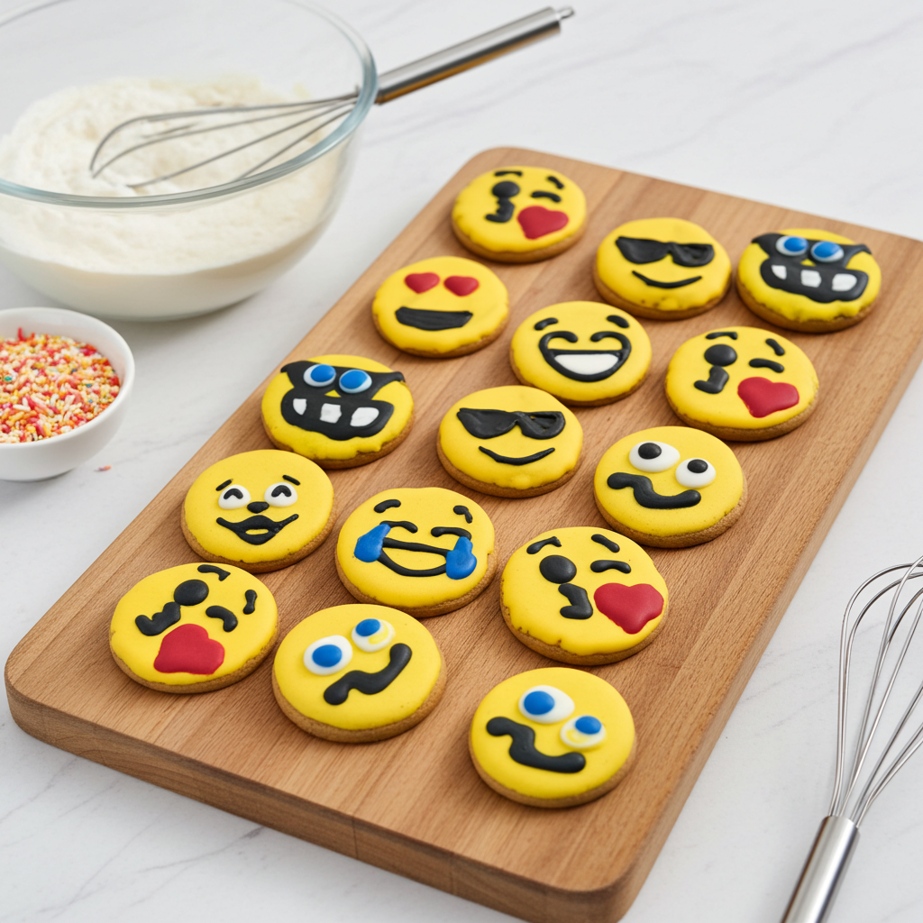 Emoji Organic Dog Cookies