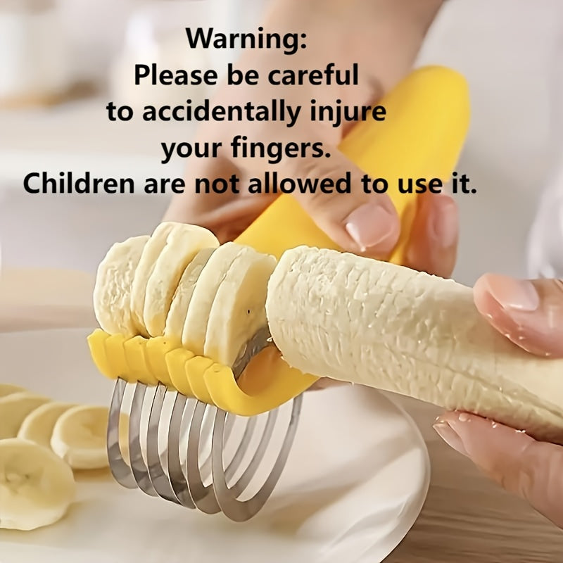 Full HighPeak SlicePro™ with visible stainless blades and warning sign