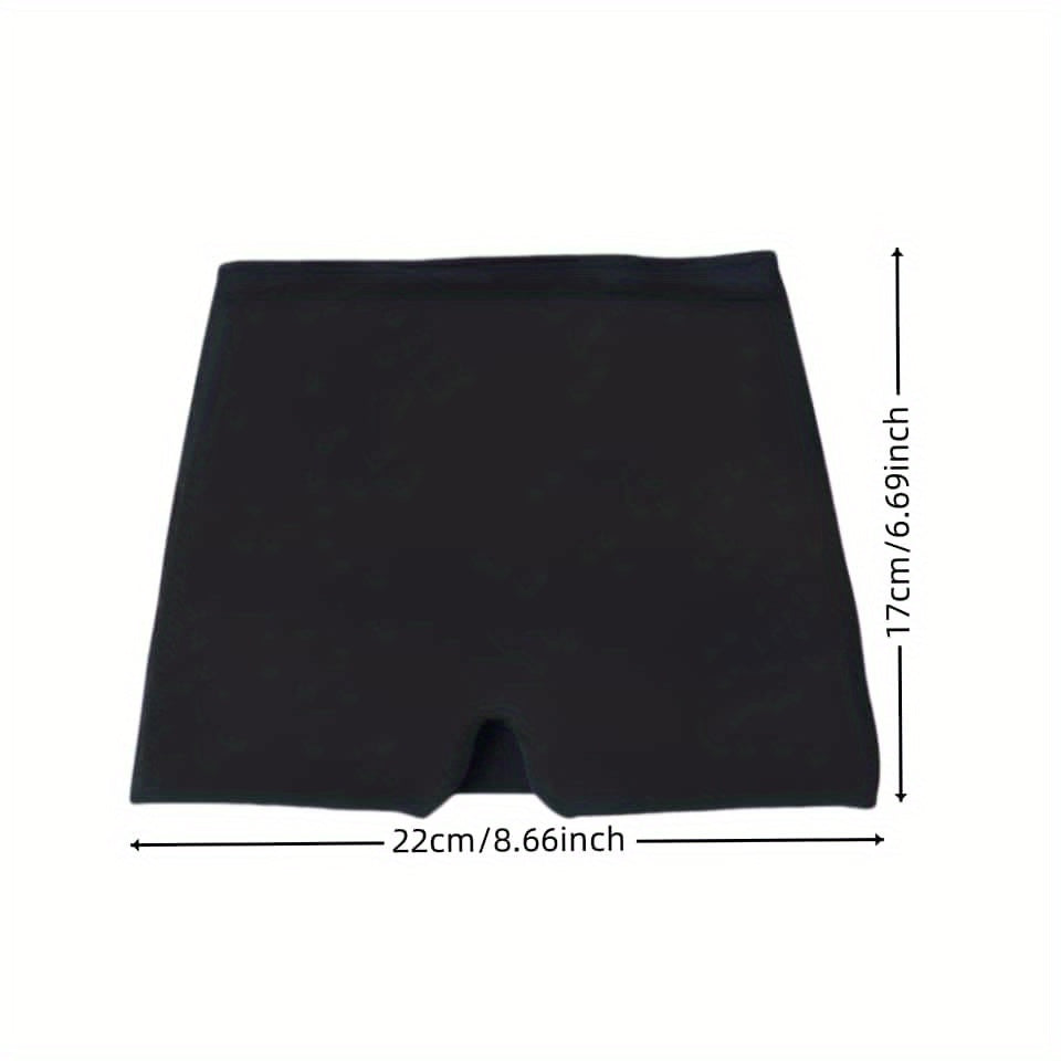 Headache Relief Cap in black with measurement details showing 22cm width and 17cm height - cold therapy design