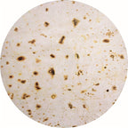 HighPeak Food Blanket circular tortilla-pattern throw blanket with realistic brown spots and texture for burrito wrap design