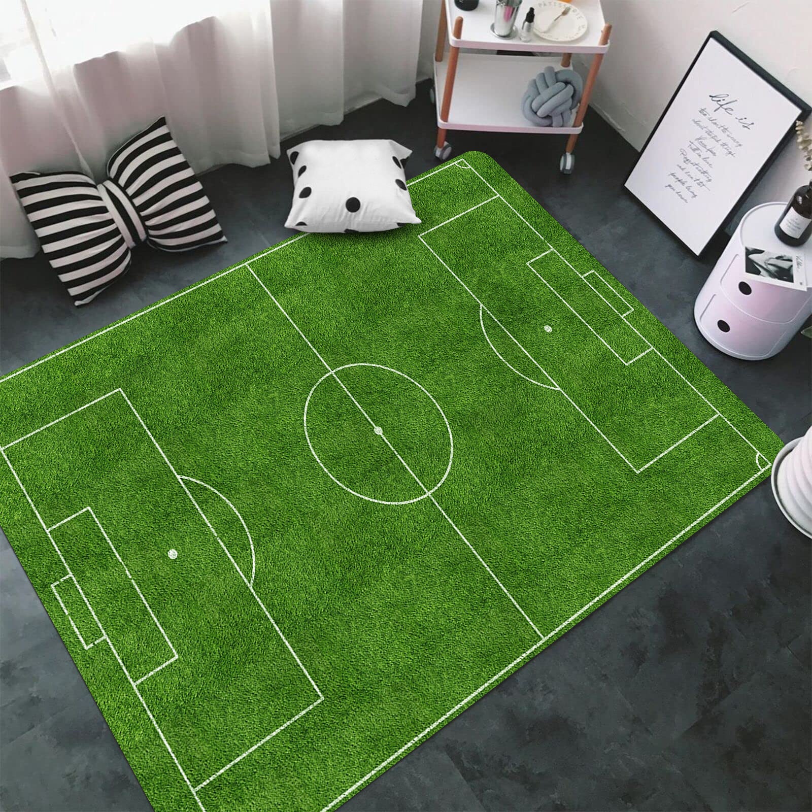 HighPeak GameZone™ Soccer Field Rug