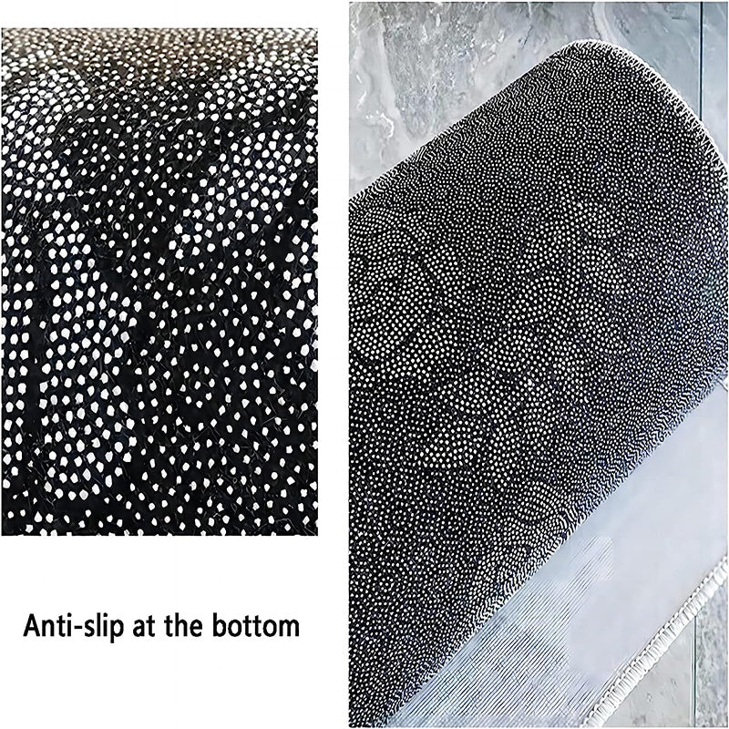 HighPeak Monkey See Monkey Rug anti-slip backing detail showing black dotted non-slip texture pattern on light surface