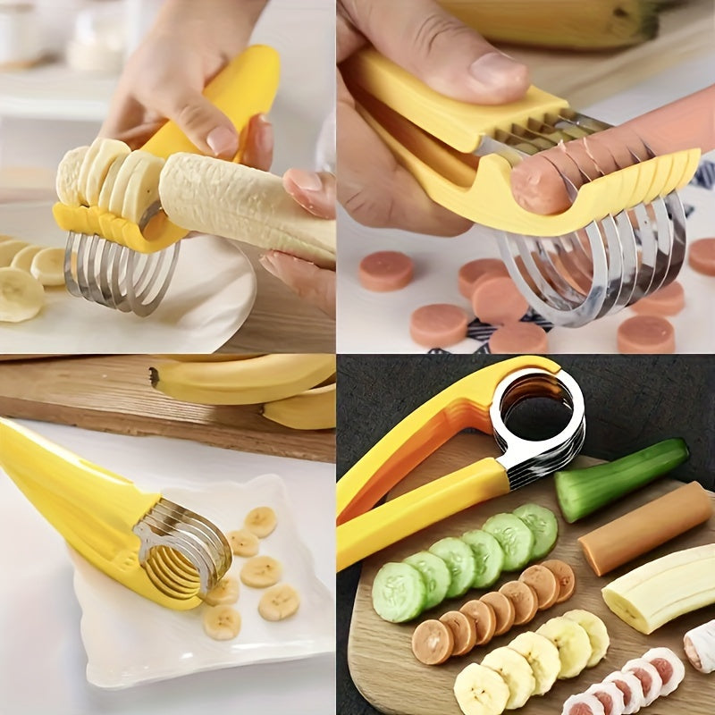 HighPeak SlicePro™ showcasing cutting different fruits and vegetables