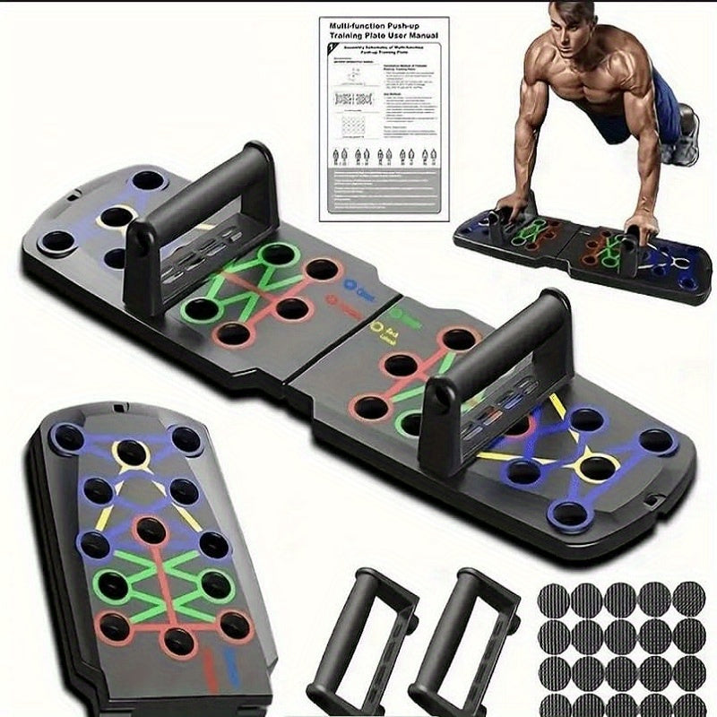 HighPeak SolidPush™ Push-Up Board with color-coded hand positions