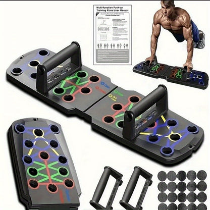 HighPeak SolidPush™ Push-Up Board with color-coded hand positions