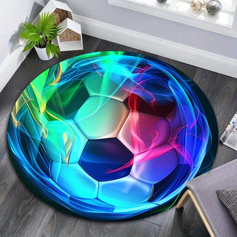 HighPeak VortexKick™ Round Soccer Rug