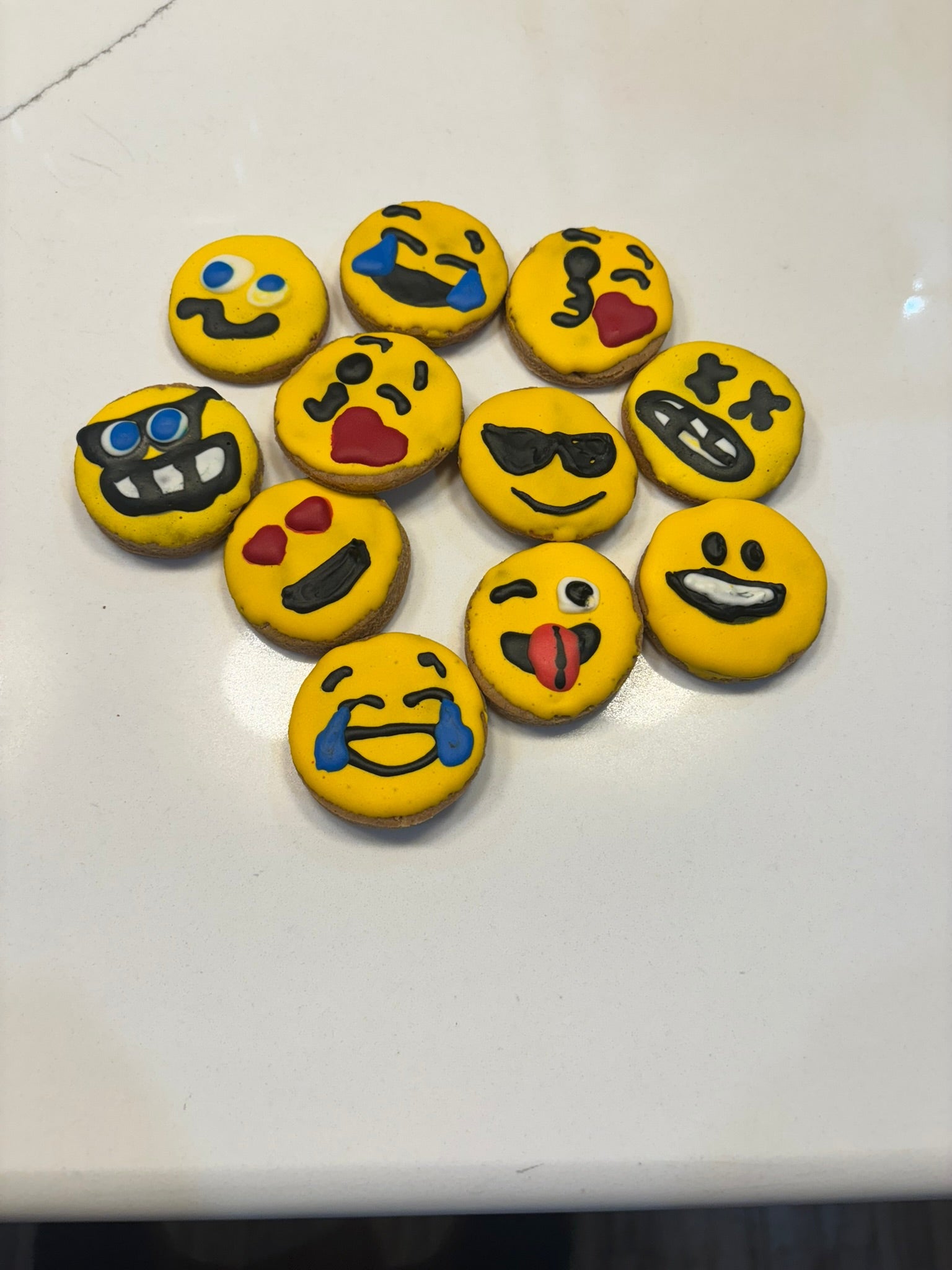 Emoji Organic Dog Cookies