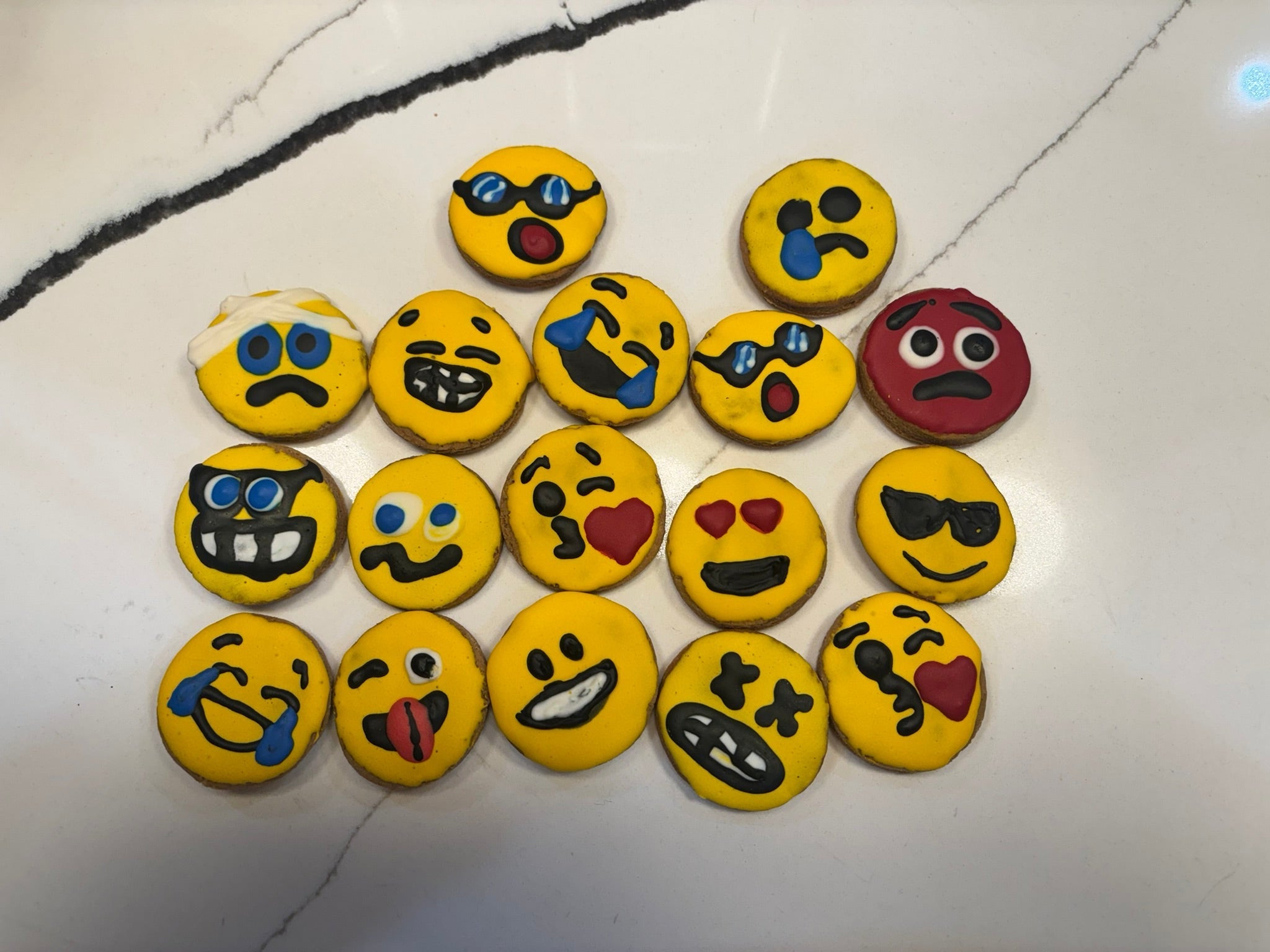 Emoji Organic Dog Cookies