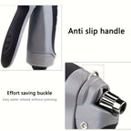 ProClean High-Pressure Car Wash Gun with ergonomic black and grey handle, quick-connect adapter, and anti-slip grip design