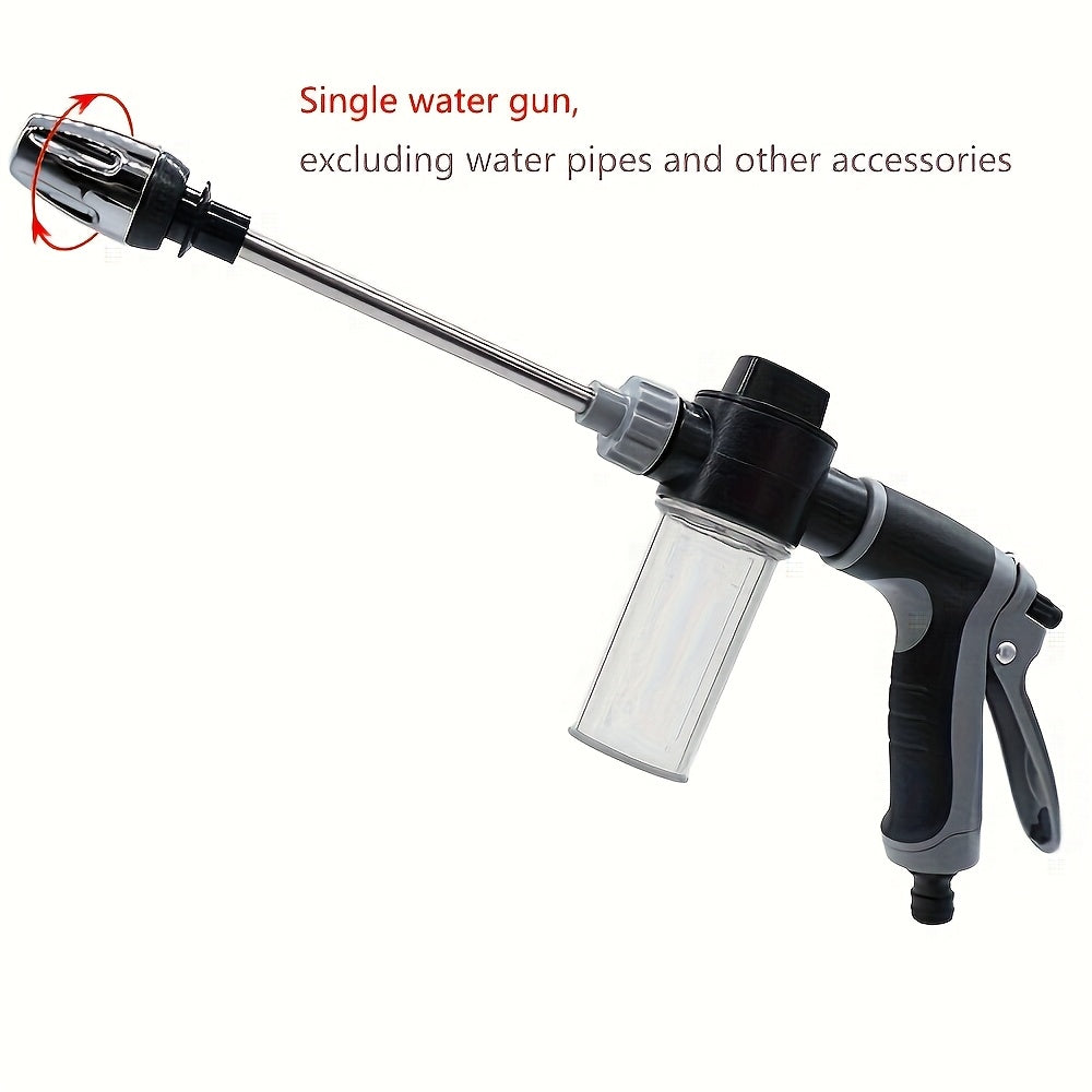 ProClean high-pressure car wash gun with built-in soap dispenser and adjustable nozzle, shown in black and silver finish