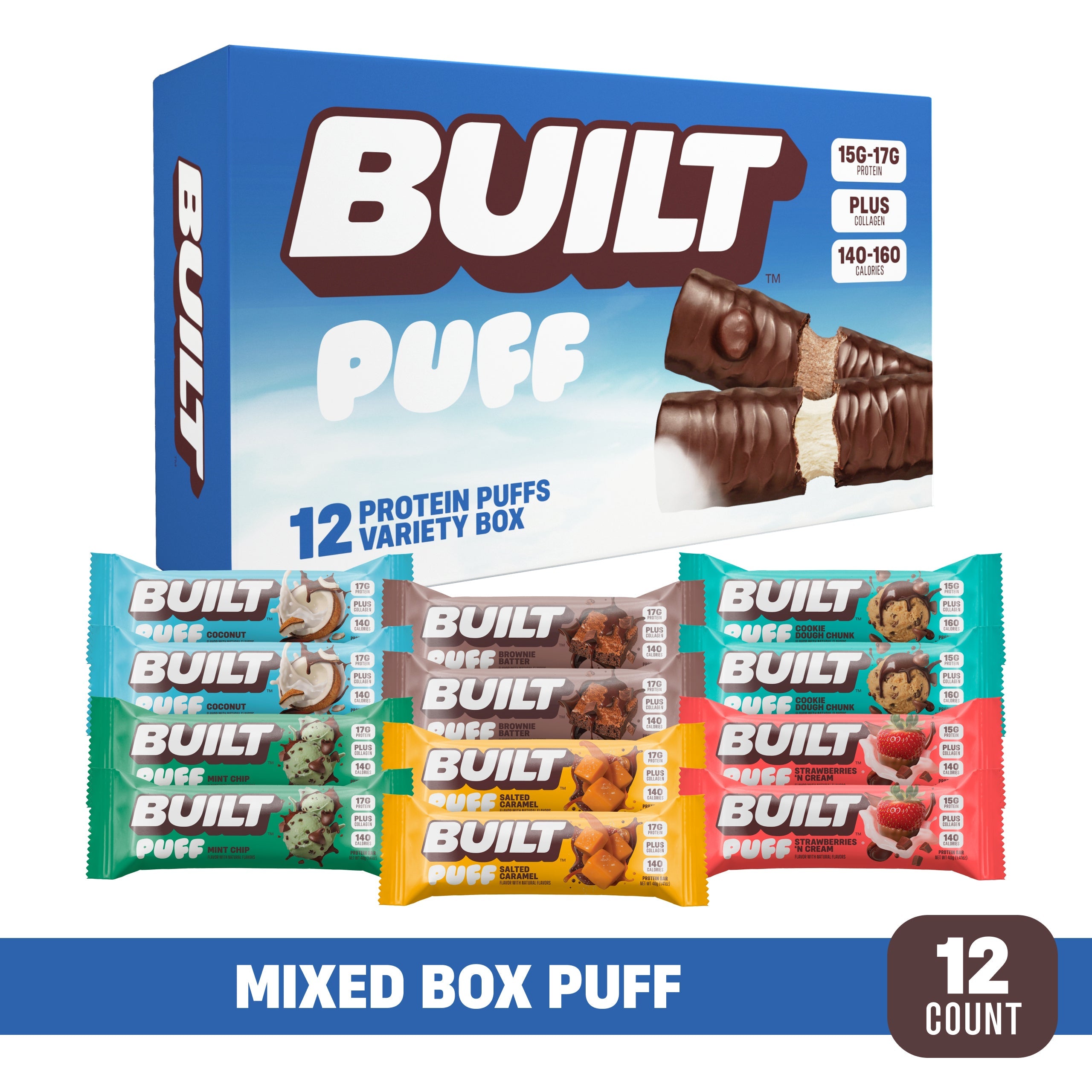 BUILT Protein Bar Mixed Box (12ct)
