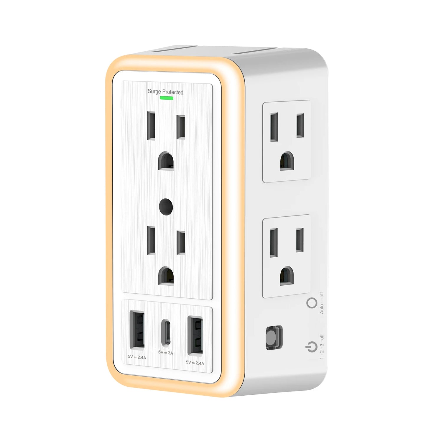 USB Wall Charger with Light