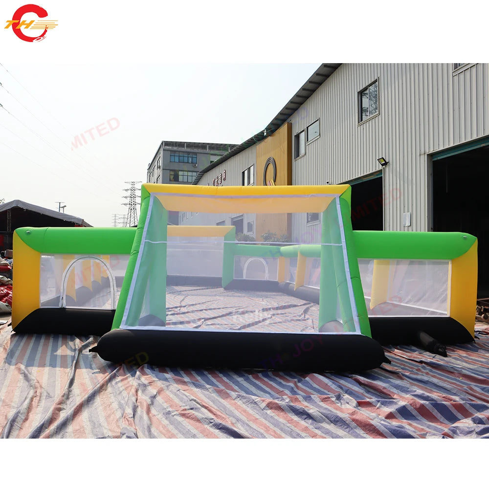 Mini Field Inflatable HighPeak Inflatable Soccer Field – Huge Outdoor Blow-Up Football Arena