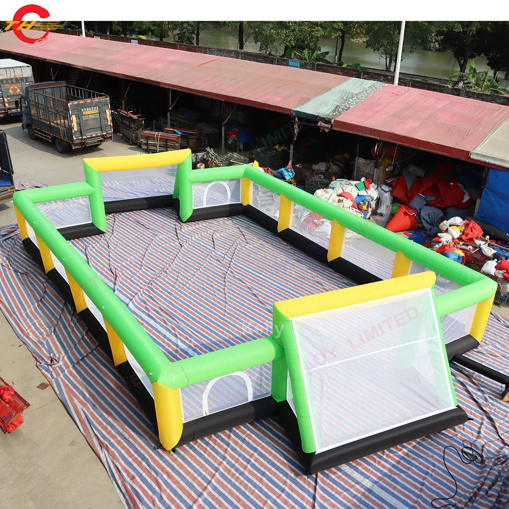 Mini Field Inflatable HighPeak Inflatable Soccer Field – Huge Outdoor Blow-Up Football Arena