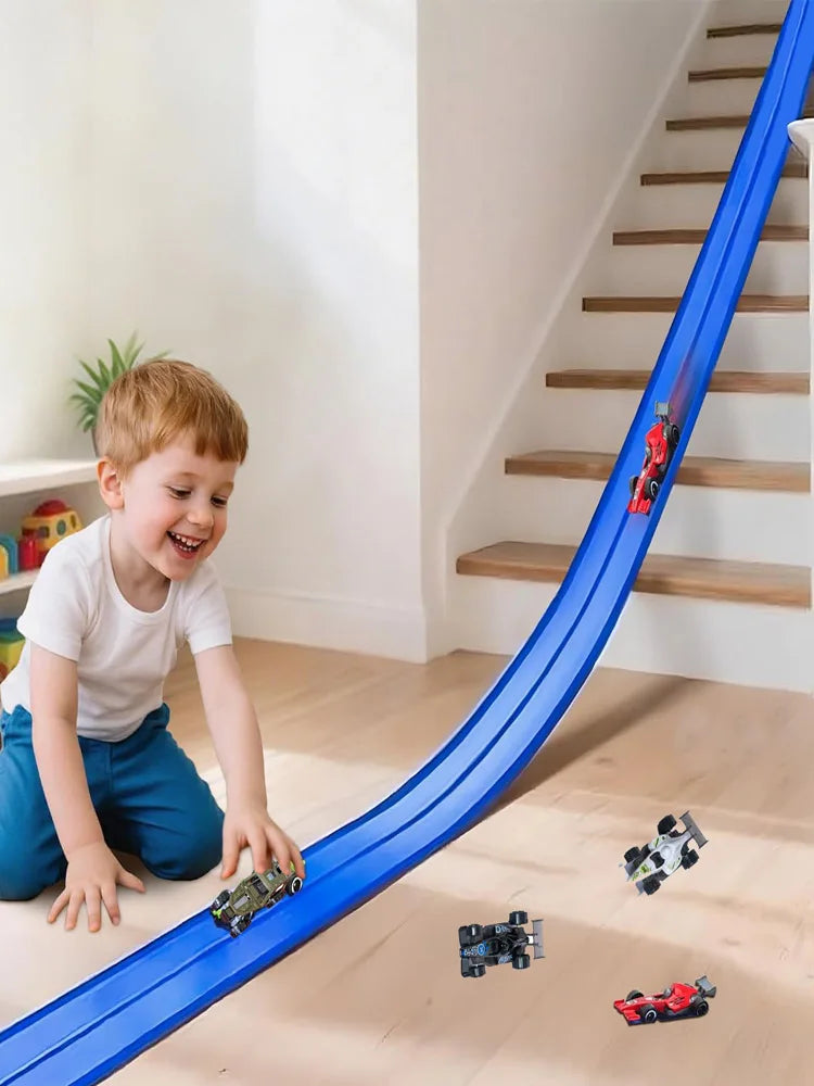 Wall Racer HighPeak Wall Racer Track Toy | 15ft Suction-Mount Race Track for Kids