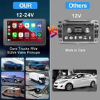 HighPeak Drive X 2.0 7-inch touchscreen with wireless CarPlay for cars, trucks, SUVs, vans, pickups, and RVs.