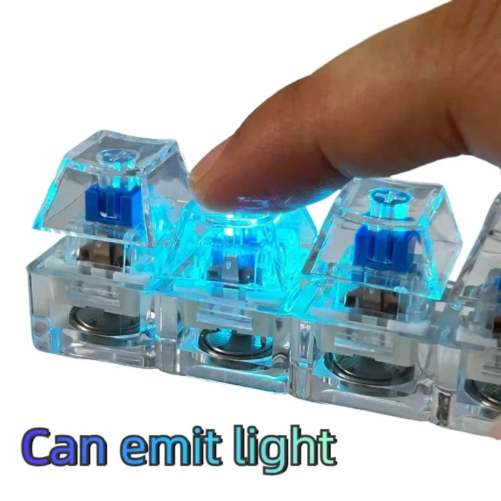 HighPeak Light Up Fidget Keyboard – LED Clicky Keycap Stress Toy