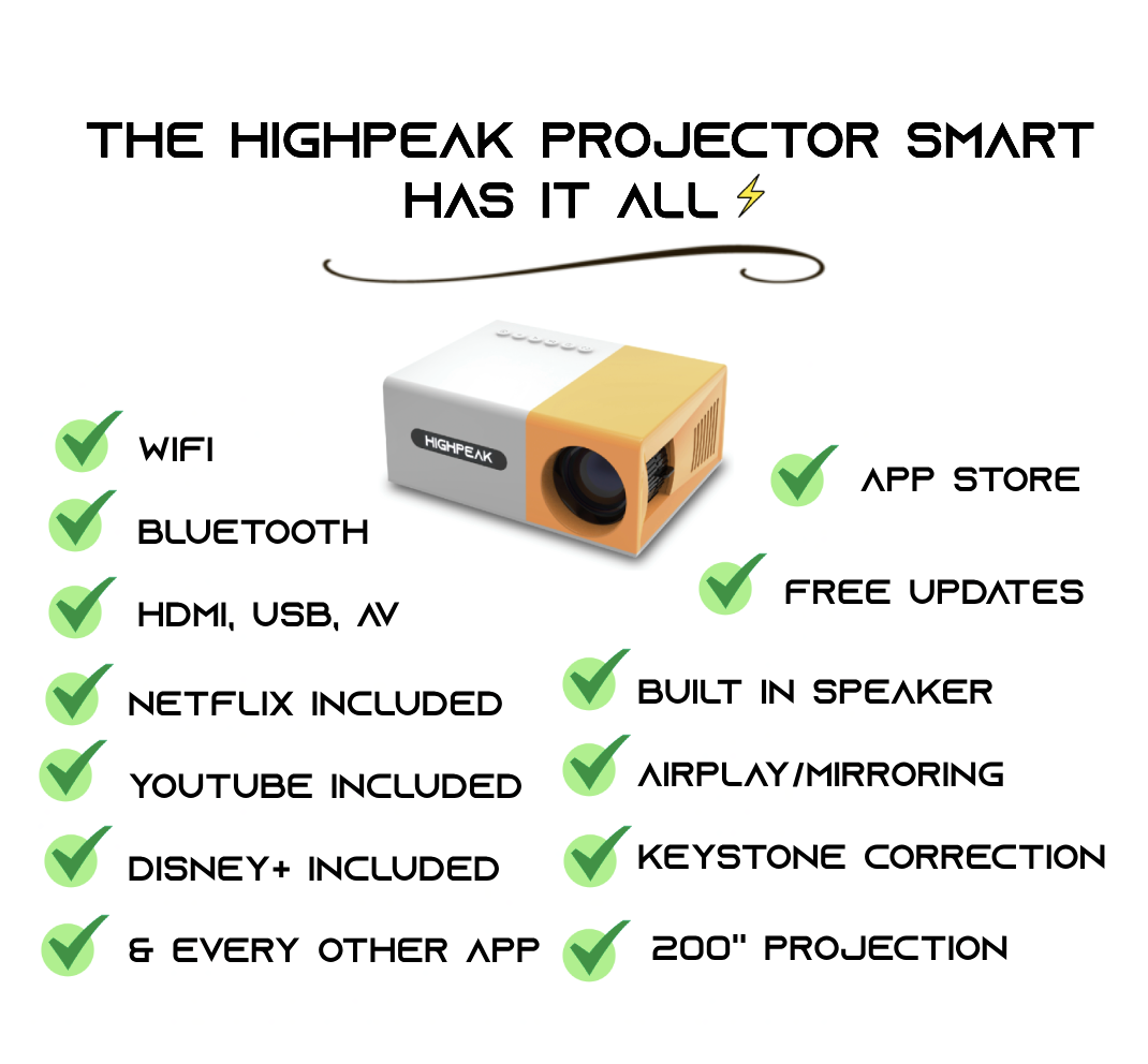 HighPeak MiniProjector SMART