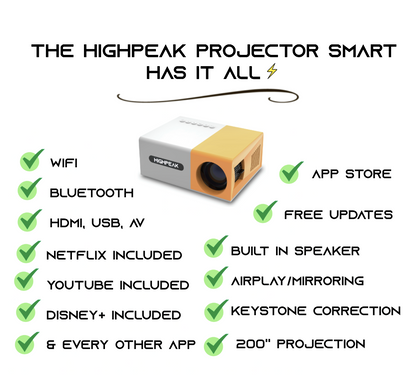 HighPeak MiniProjector SMART