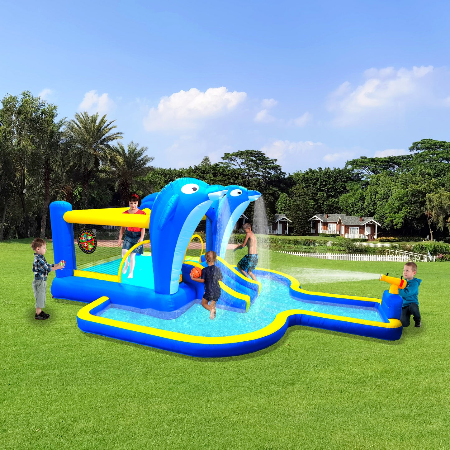 SplashZone 8-in-1 Inflatable Water Park