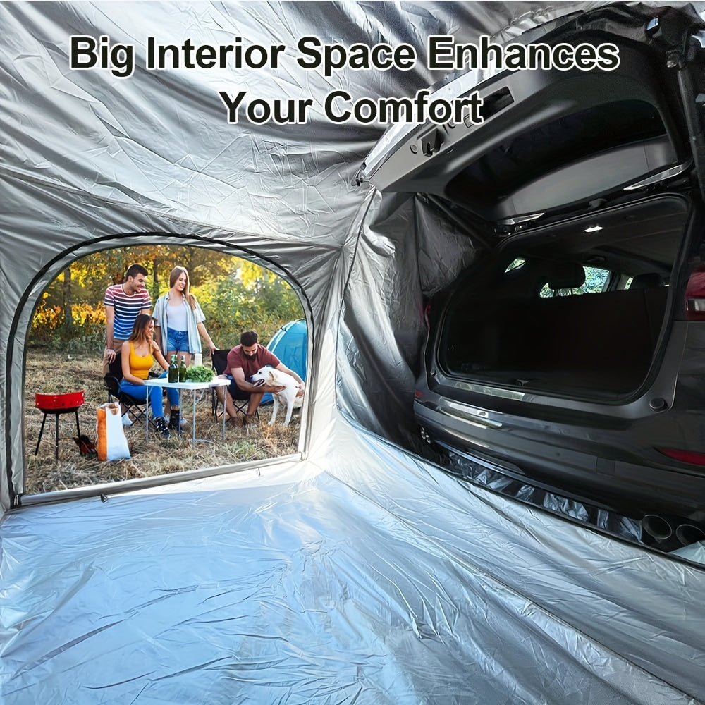 suv rear tent HighPeak SUV Rear Tent – Large Waterproof Tail Shelter for Any Car Black