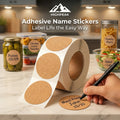 Adhesive Name Stickers