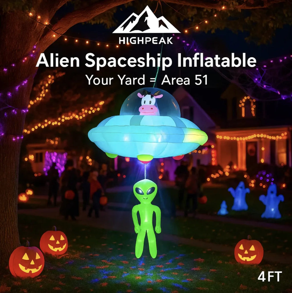 4ft Alien Spaceship Inflatable