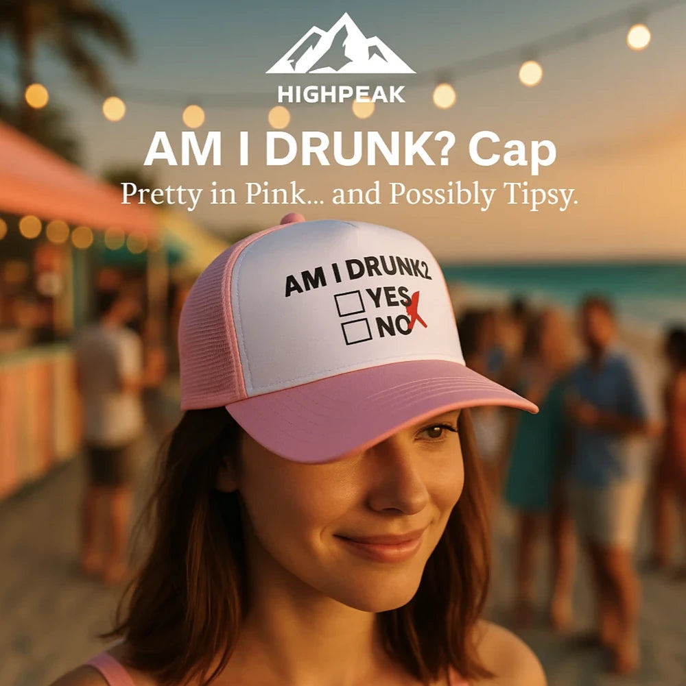 "AM I DRUNK?" Cap