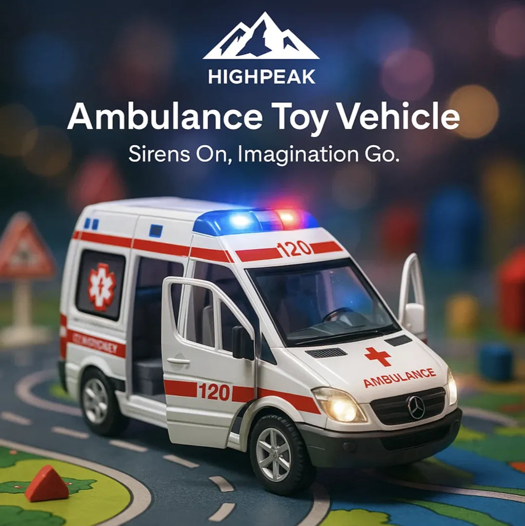 Emergency Vehicles Toy Set