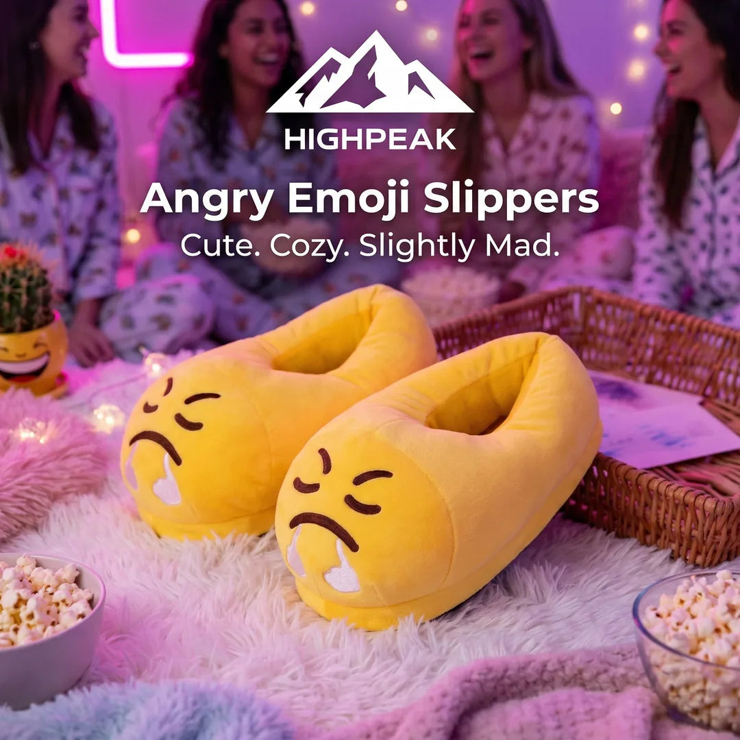 Angry Emoji Slippers