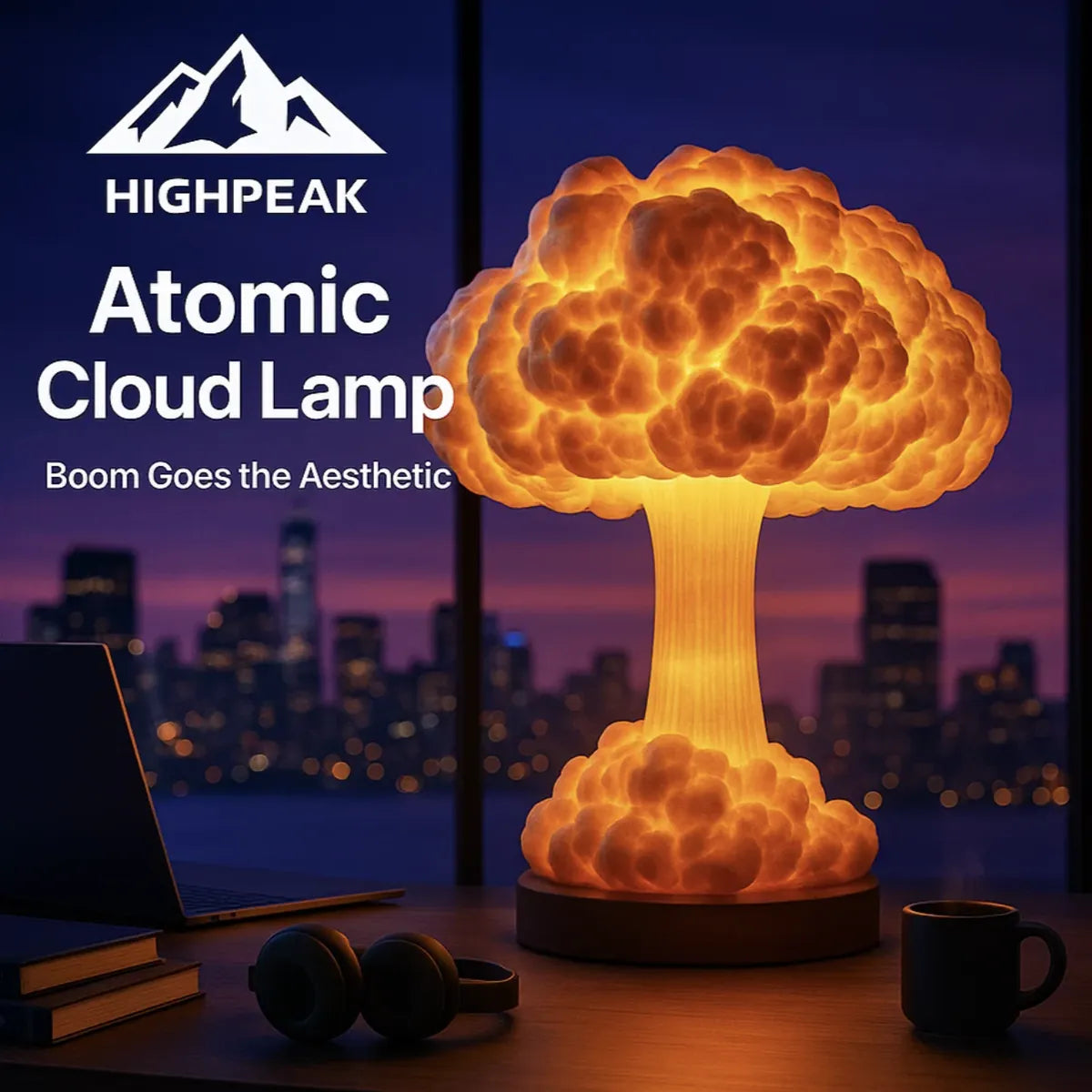 Atomic Cloud Table Lamp