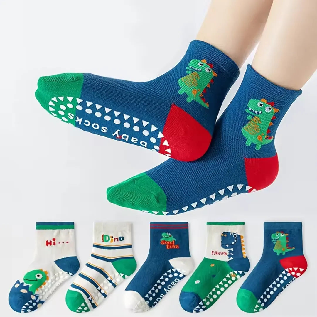 Non-Slip Dinosaur Socks