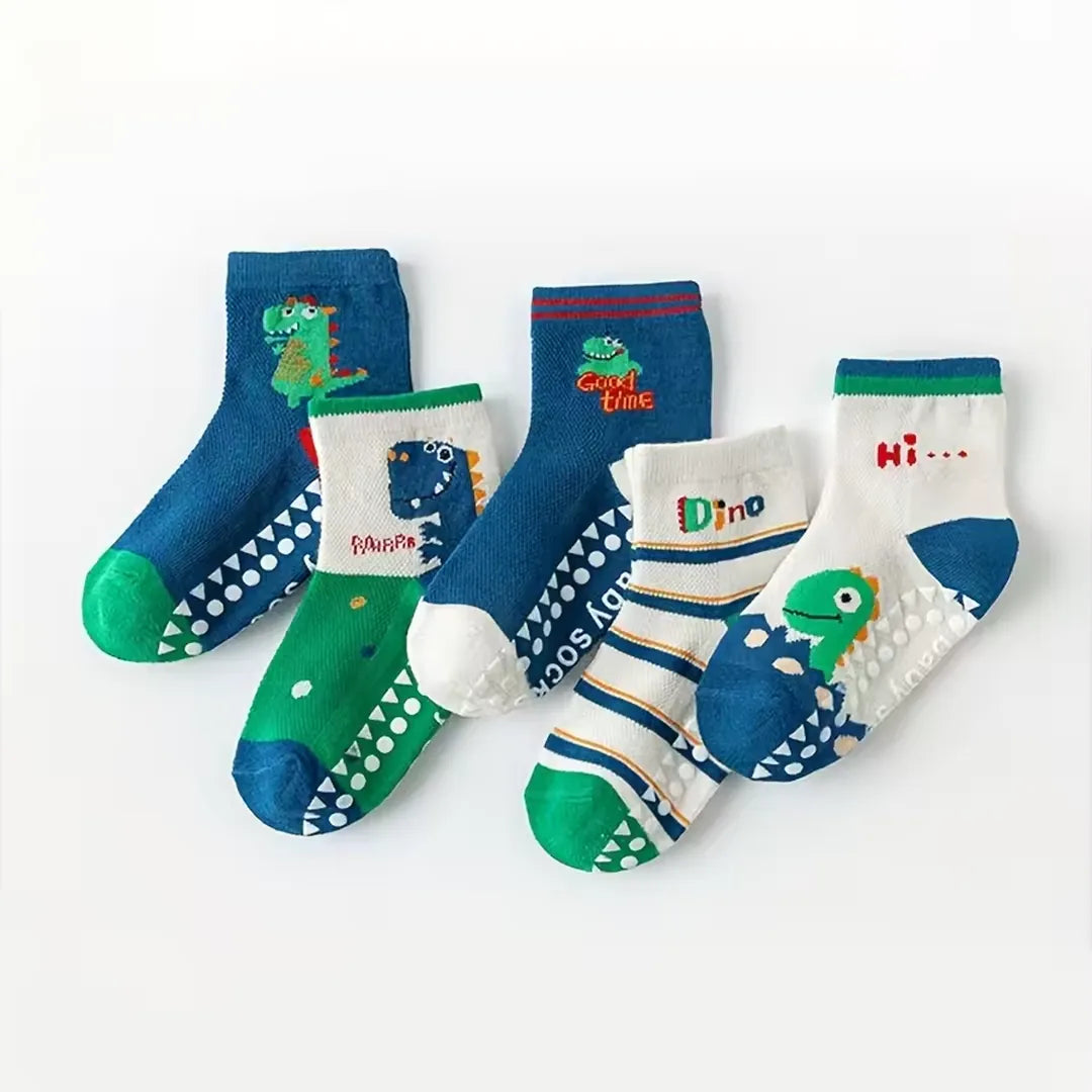Non-Slip Dinosaur Socks