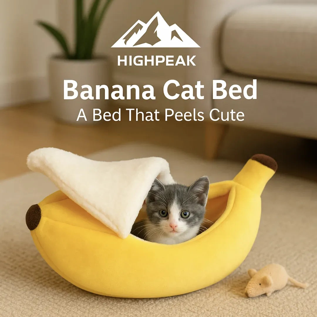 Banana Cat Bed House