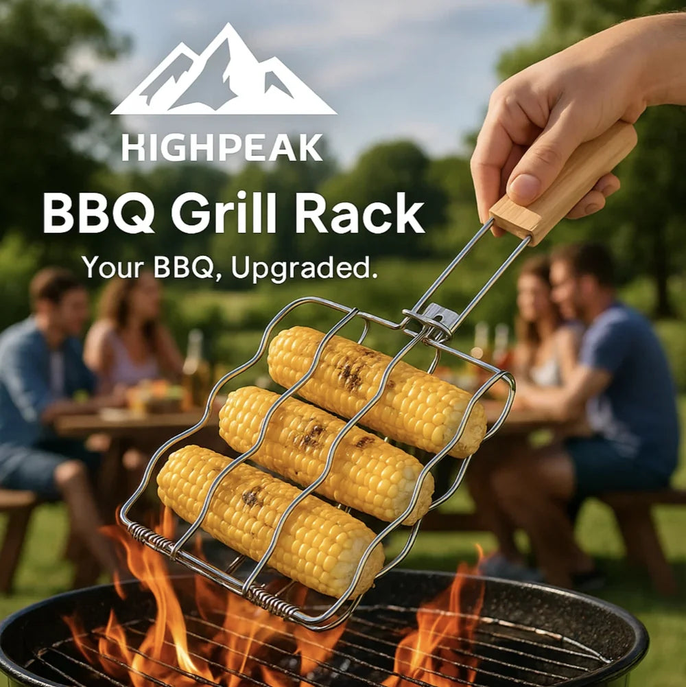 BBQ Grill Basket Rack