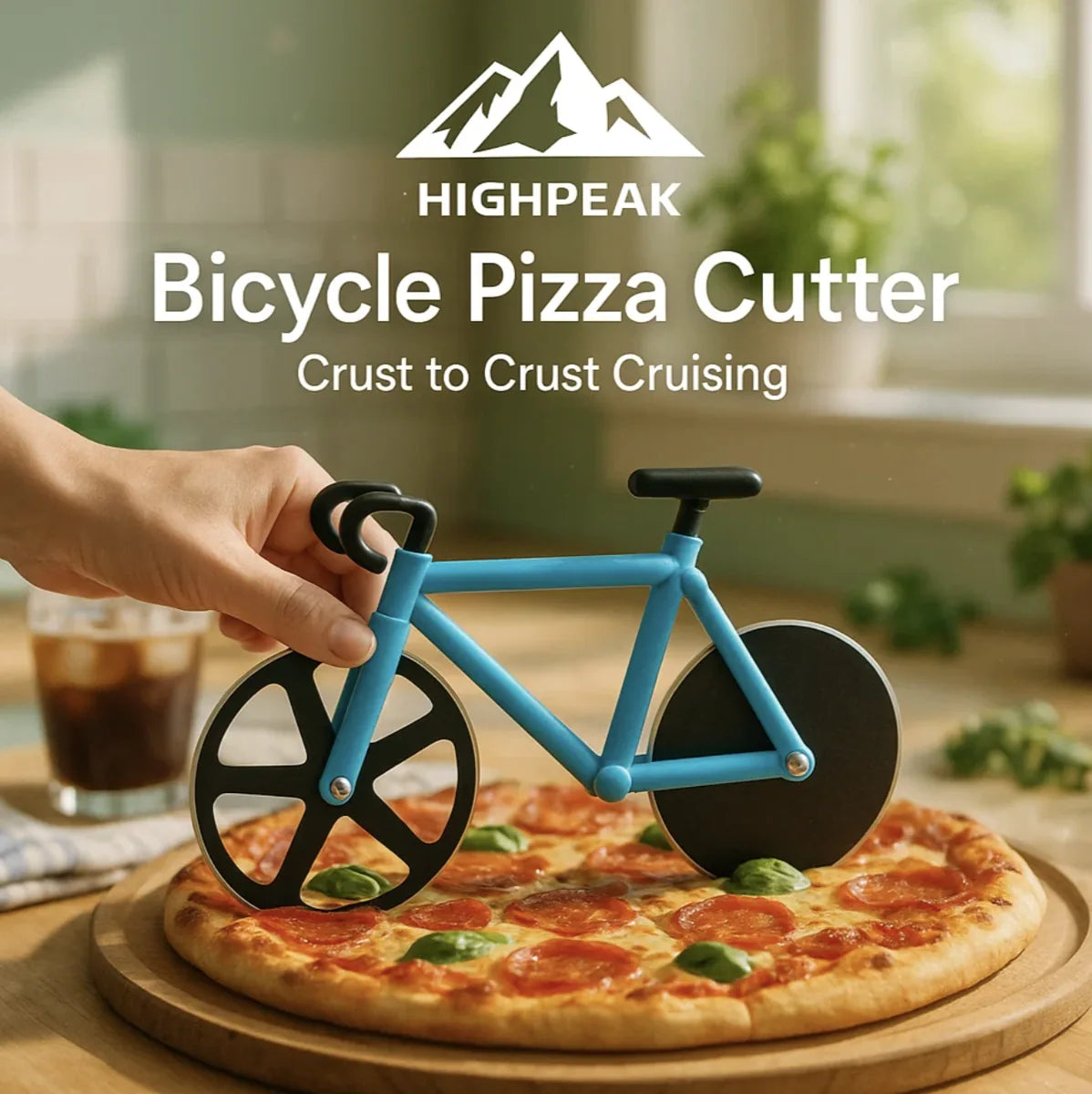 Funny Bicycle Pizza Cutter