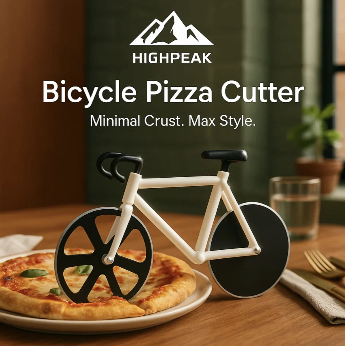 Funny Bicycle Pizza Cutter
