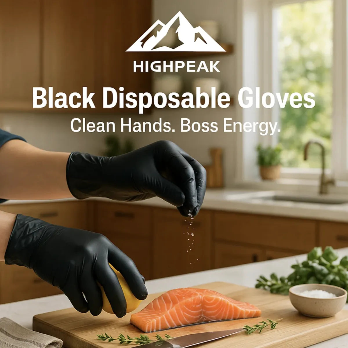 Black Disposable Gloves