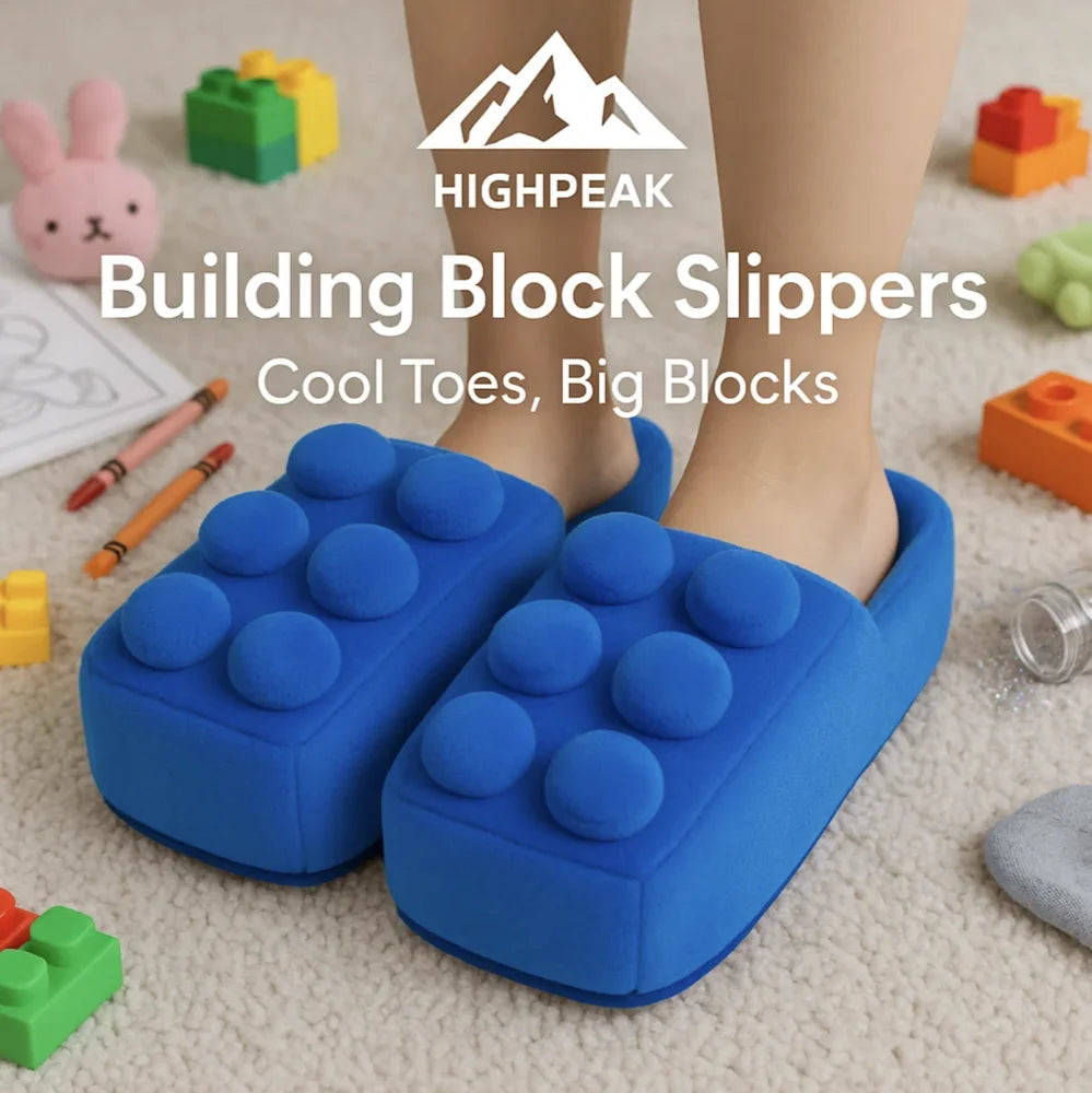 3D Building Block Slippers
