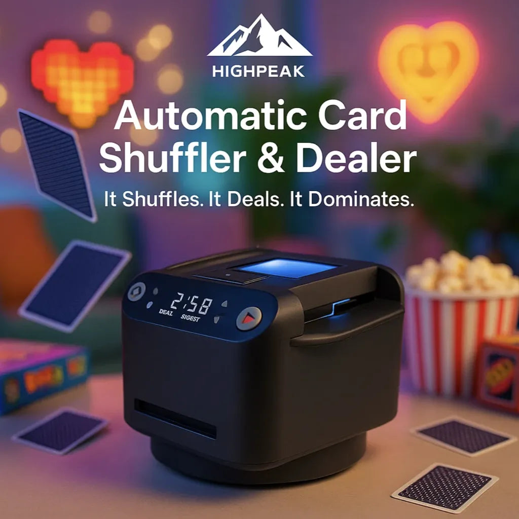 360° Automatic Card Shuffler & Dealer