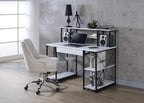 Desk with Shelves