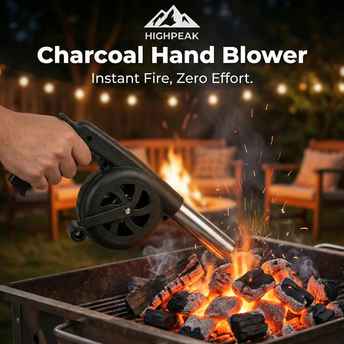 Charcoal Hand Blower