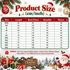 Festive supplier hoodie size chart showing chest, shoulder, sleeve, and length measurements in centimeters.